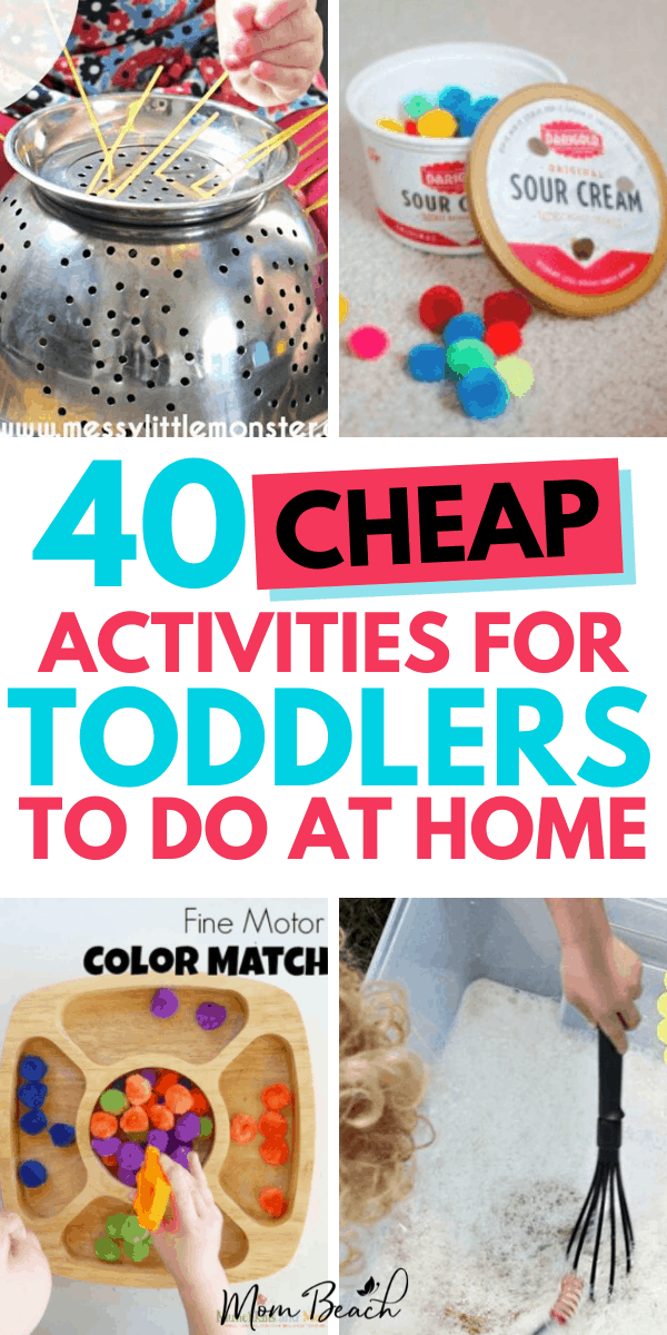 40 Activities for Toddlers at Home Indoors and Outdoors