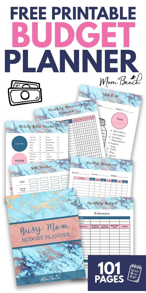 best simple home monthly budget planner