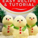 snowman treats pin