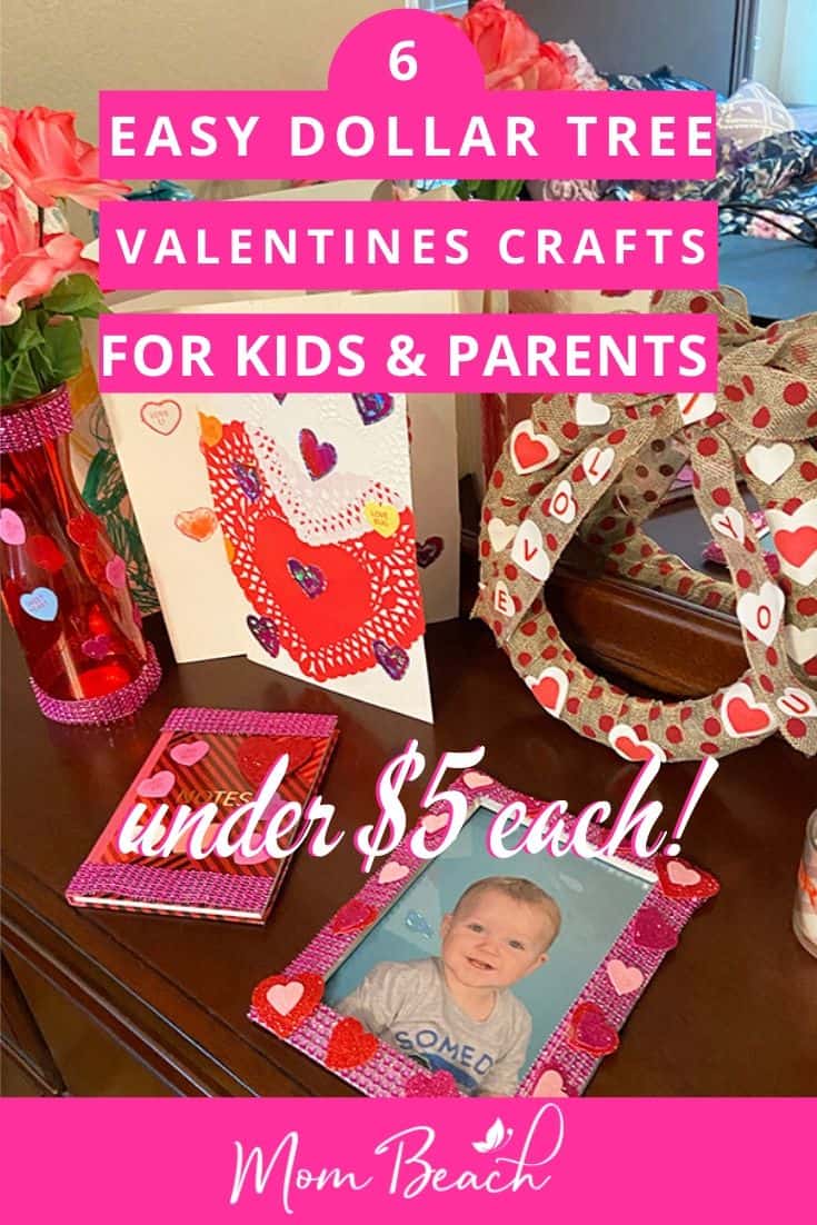6 Dollar Tree Valentine's Crafts for Kids and Parents